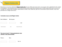 Tablet Screenshot of mail.regioncentre.info